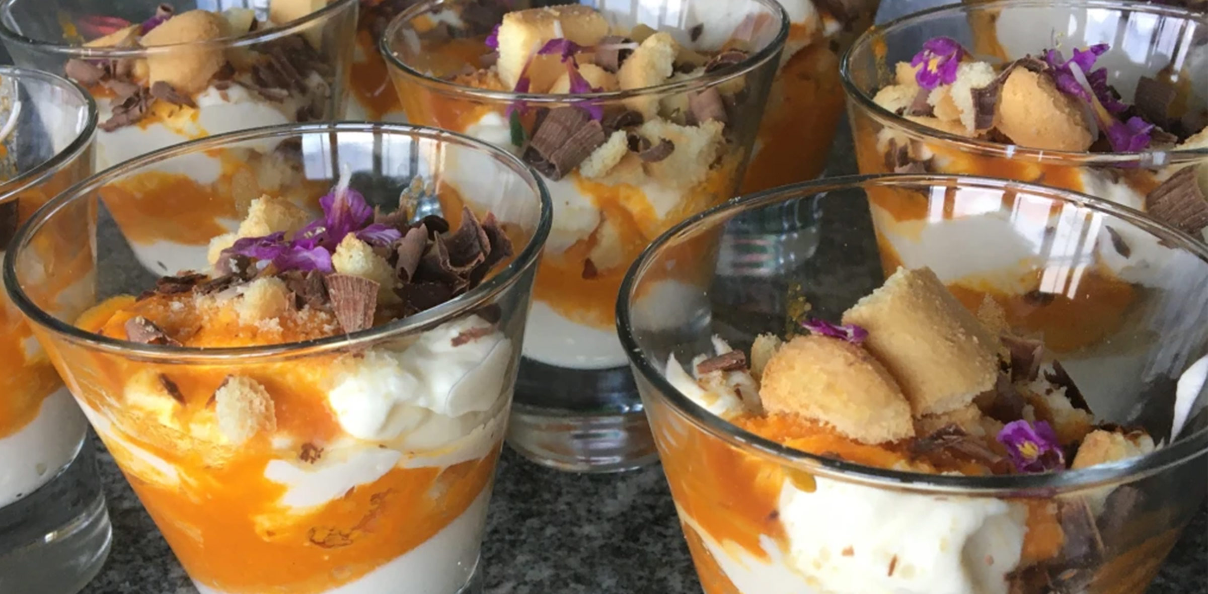 Kreative Dessert mit Sanddorn, auf dem Kräuterblog Von der Wiese